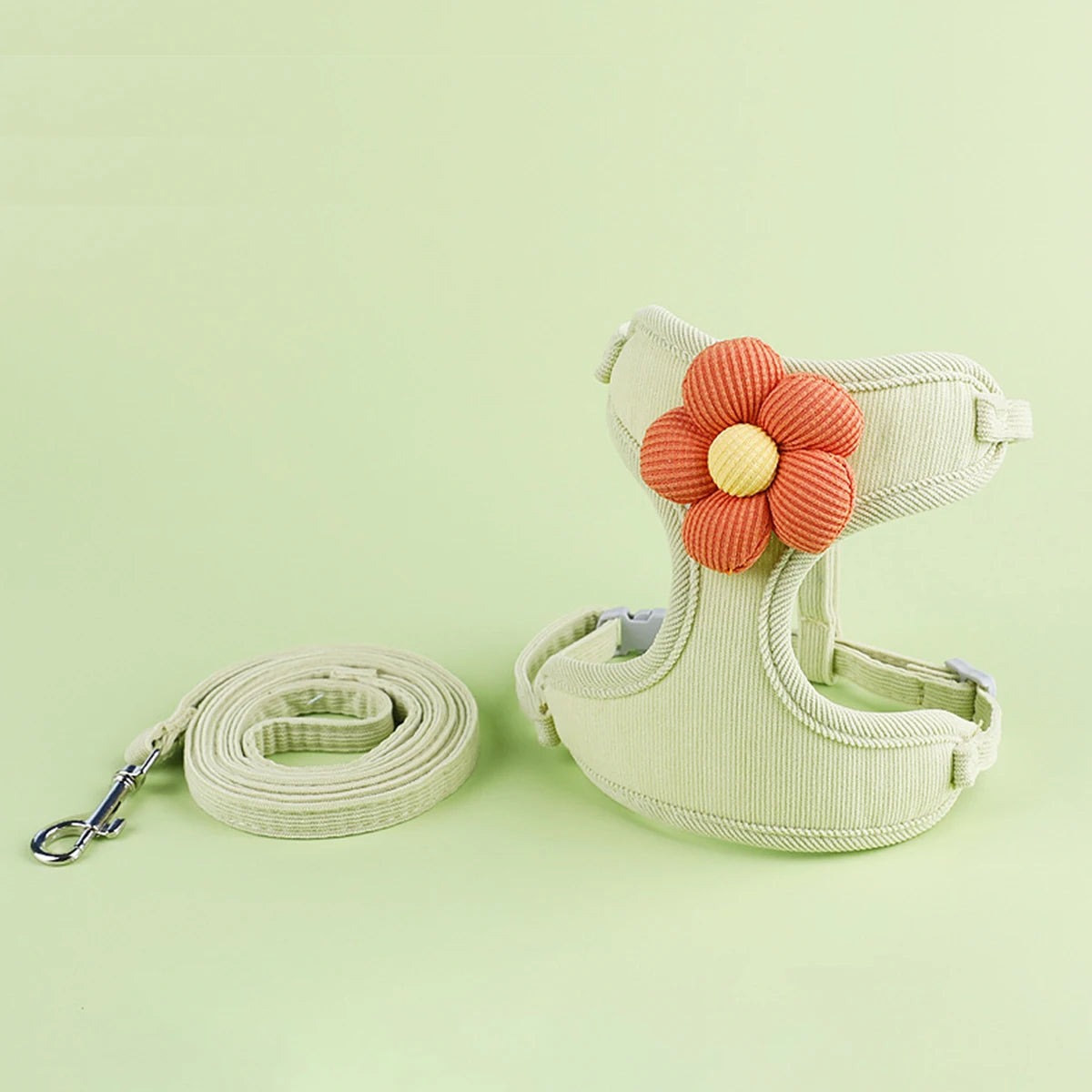 Adjustable Escape-Proof Cat Harness and Leash Walking Set