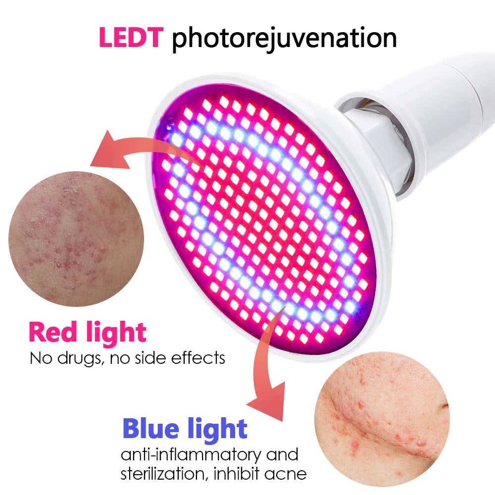 Flexible LED Red Light Therapy Lamp - Facial Spa & Skin Rejuvenation