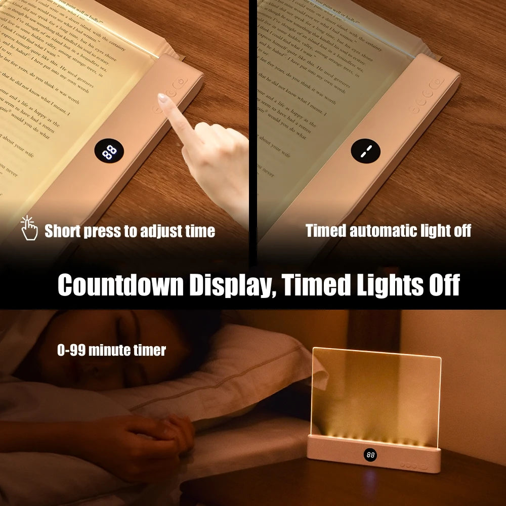 LuminaView: LED Flat Panel Eye-Protection Reading Light