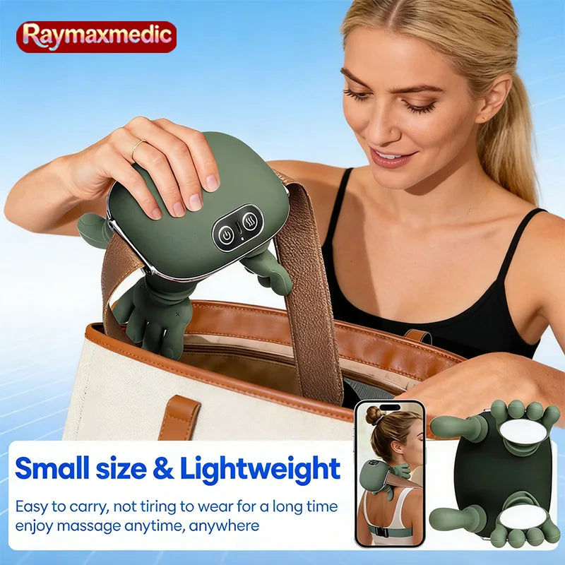 Raymay 4D Kneading Neck and Shoulder Massager with Heat