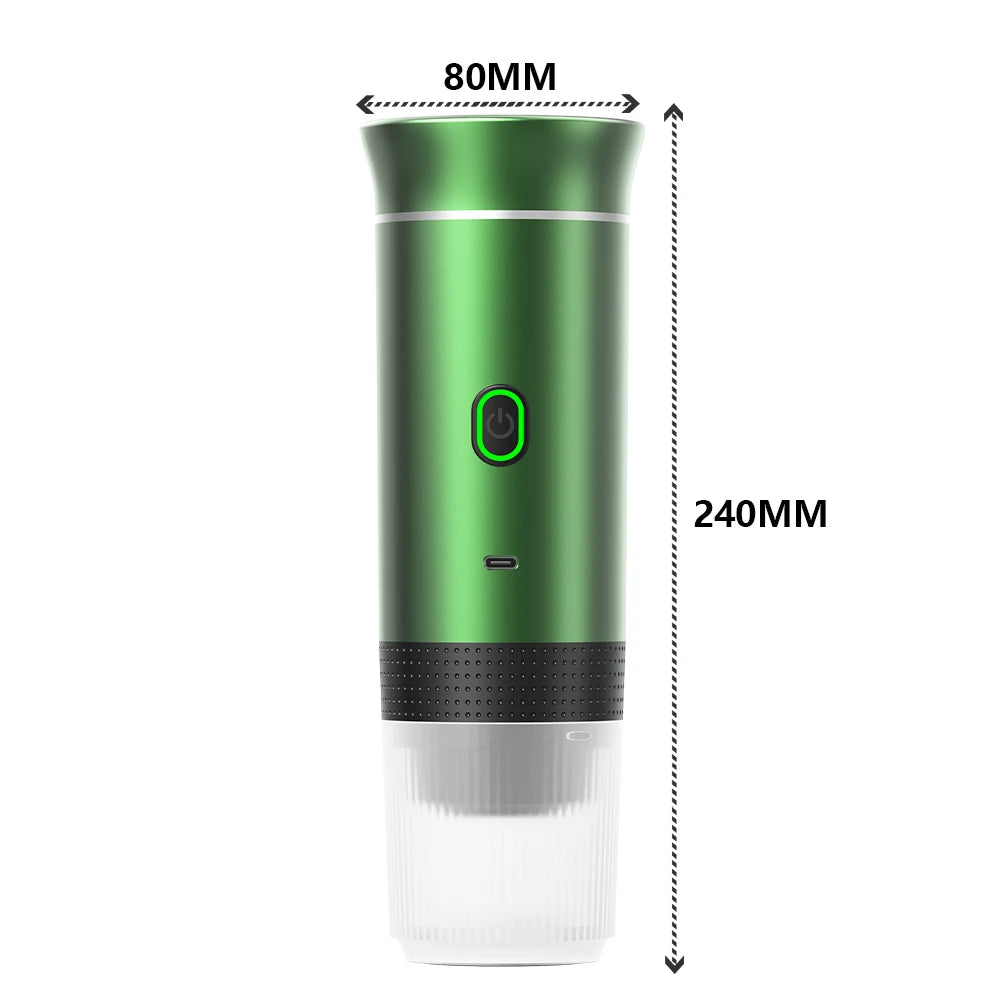3-in-1 Portable Electric Espresso Maker - Travel Friendly