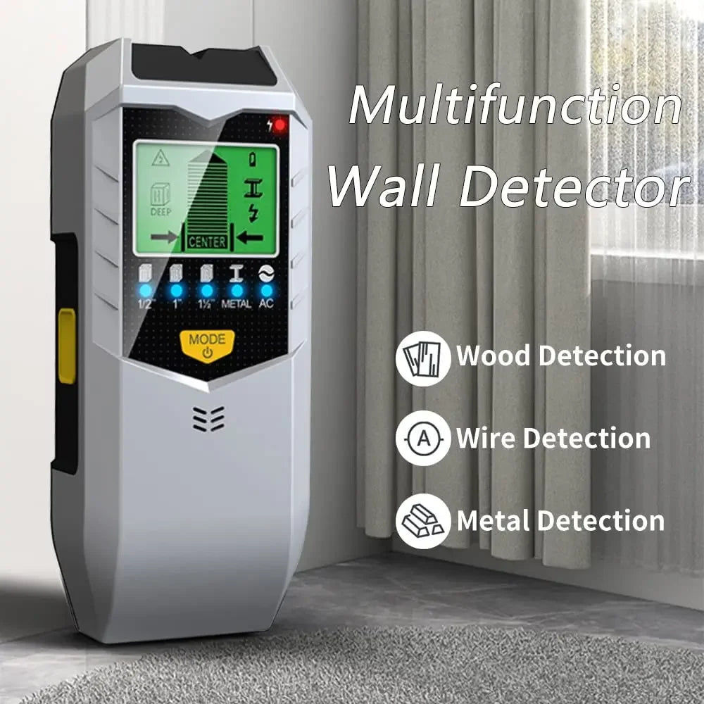 Professional 5-in-1 Electronic Wall Scanner & Stud Finder