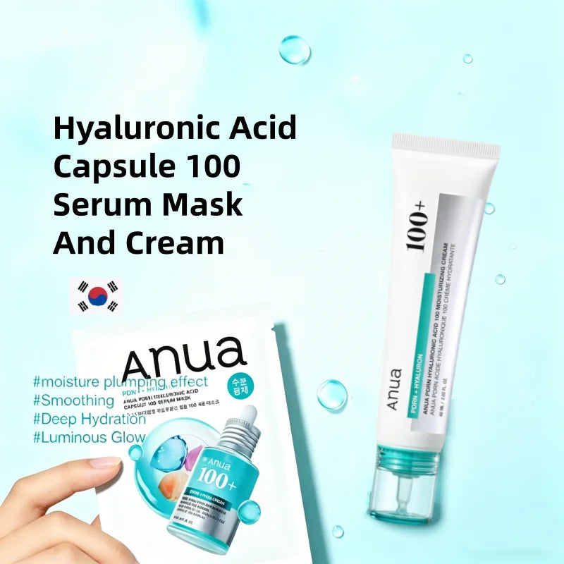 Anua PDRN Hyaluronic Acid Skincare Set - Dewy Glow & Firming
