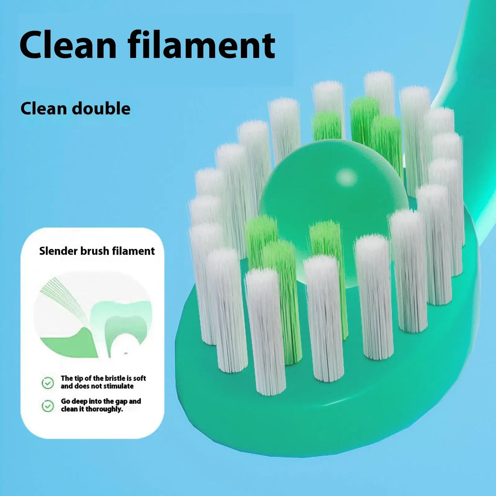 12-Pcs Mini Disposable Travel Toothbrushes with Built-in Gel Bead