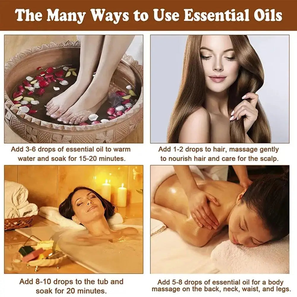 Pure Ginger Essential Massage Oil - Hydrating Body Relax Therapy