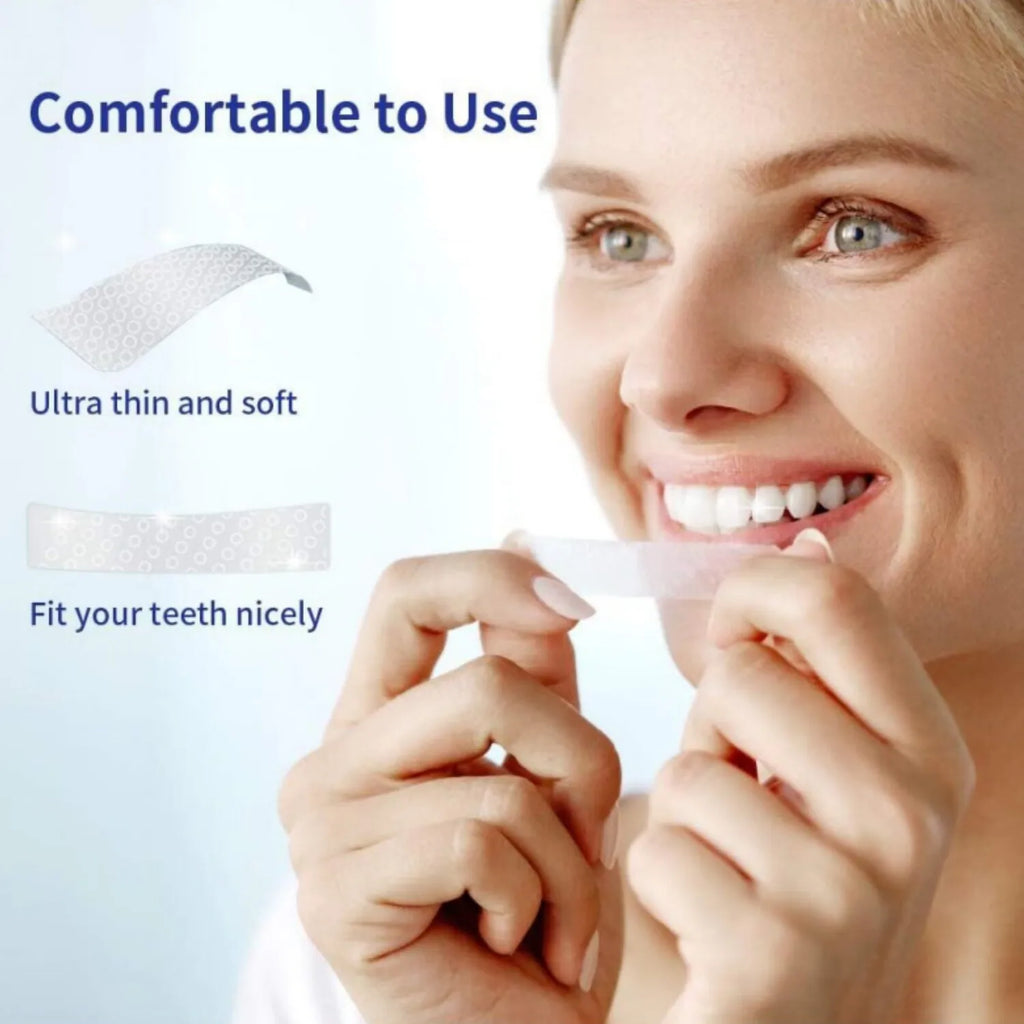 Teeth Whitening Strips - Reduced Sensitivity Brightening Kit