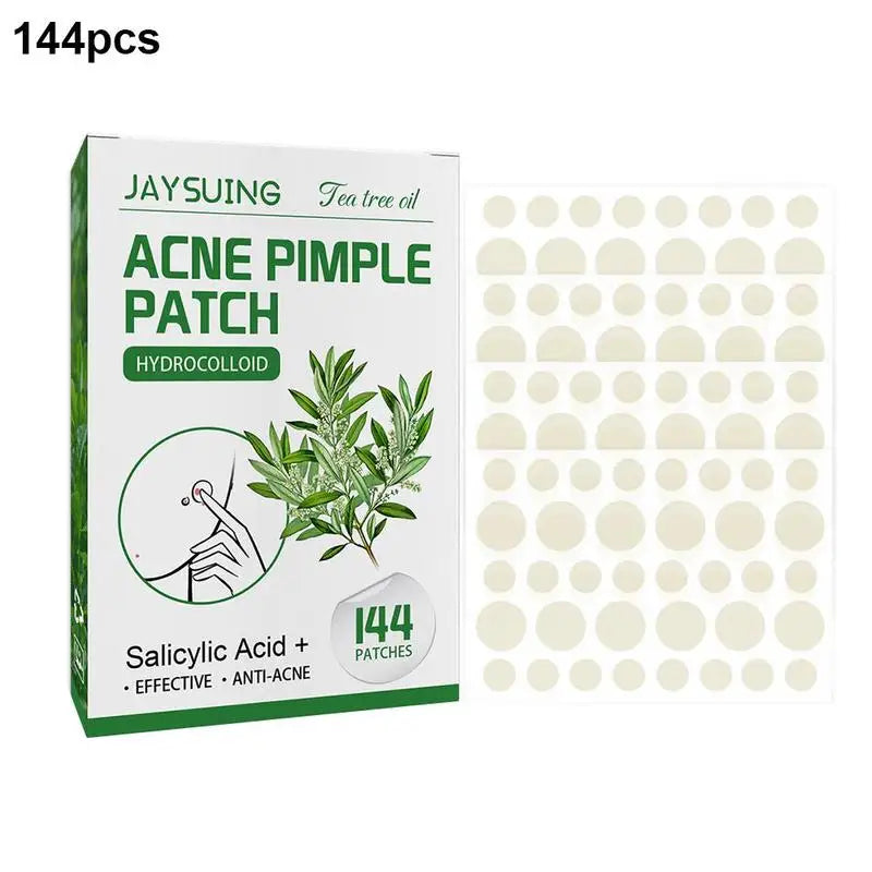 Tea Tree Oil Acne Pimple Patch - Waterproof Blemish Treatment (144 pcs).