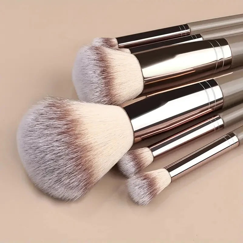 Professional Makeup Brush Kit - Face & Eyes (10-20 Pcs