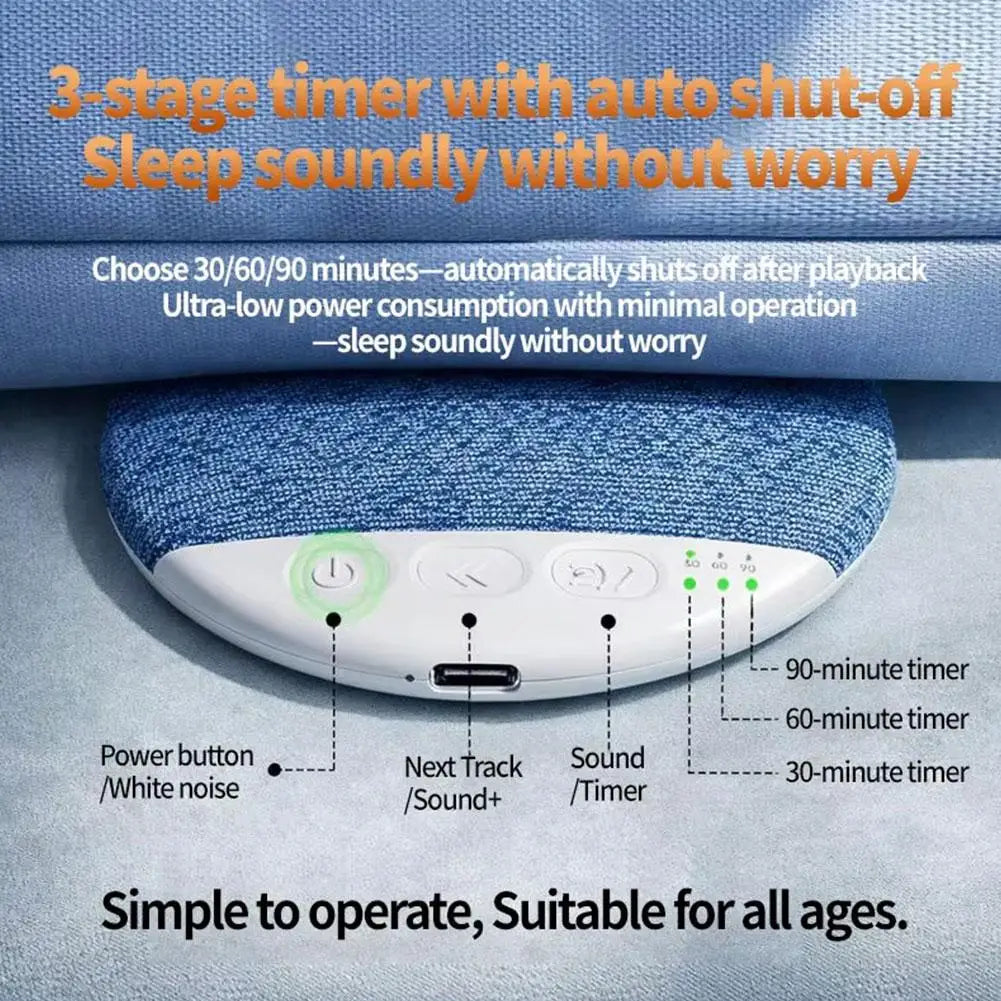 DreamTone: HiFi Bluetooth 5.4 Under-Pillow Speaker