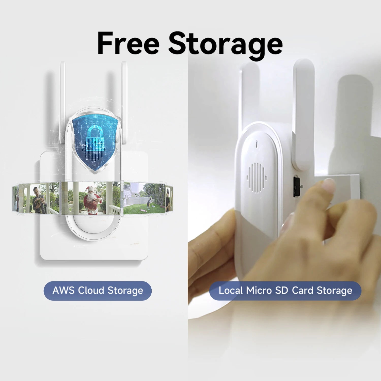 IMILAB 2.5K Smart Video Doorbell - WiFi Security Camera