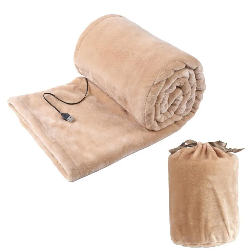 Portable USB Electric Heated Blanket & Wearable Shawl