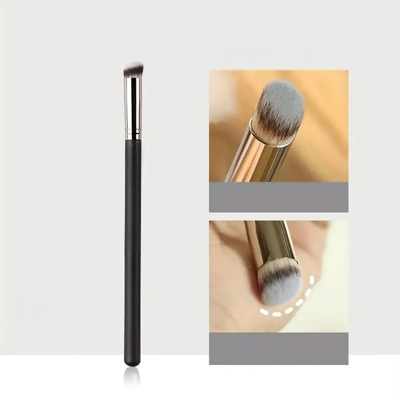 Premium Foundation & Concealer Brush Set - Flawless Blending Trio