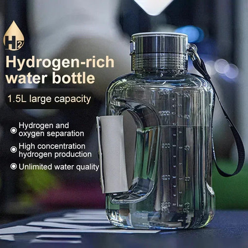 1.5L Hydrogen-Rich Portable Sports Water Bottle & Molecular Generator