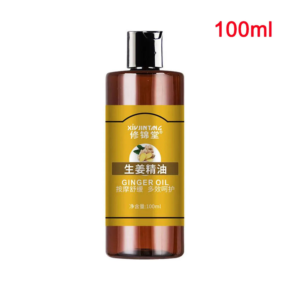 Pure Ginger Essential Massage Oil - Hydrating Body Relax Therapy