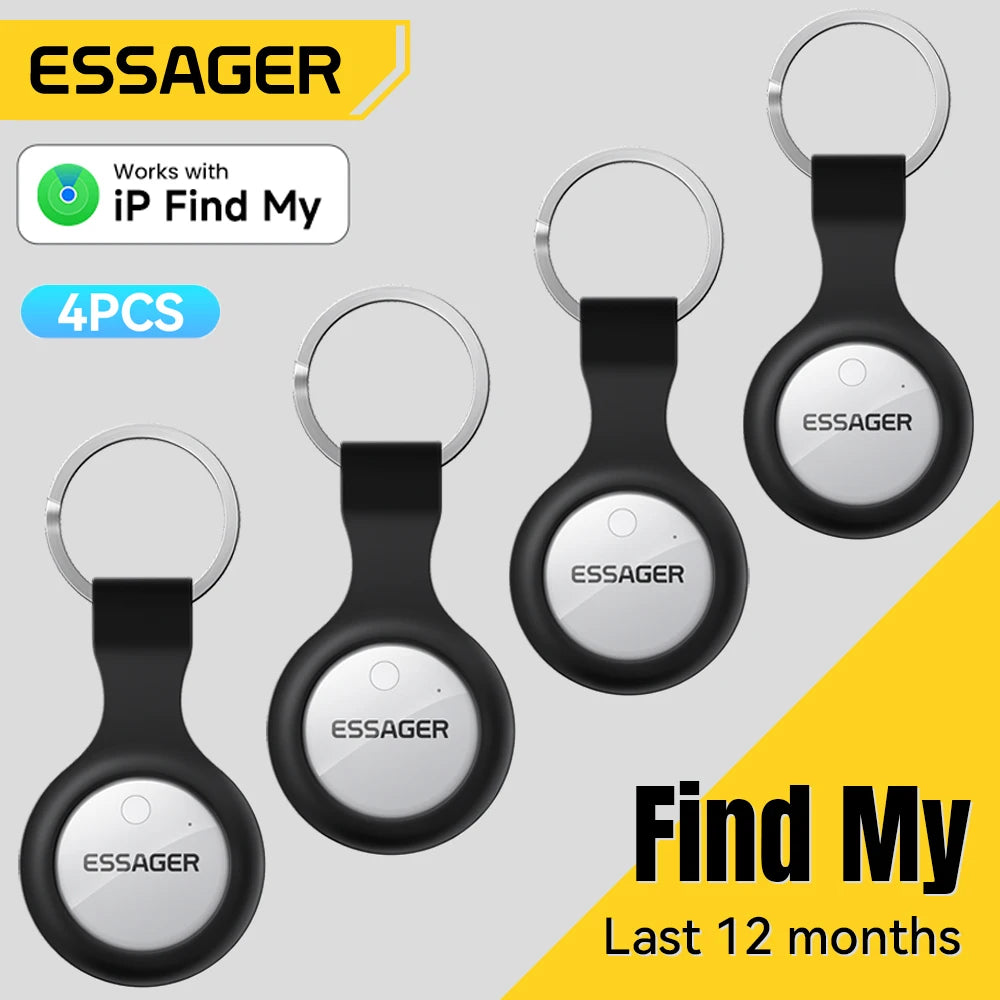 ESSAGER SmartTag Bluetooth Tracker - GPS Anti-Lost Locator for Keys & Pets