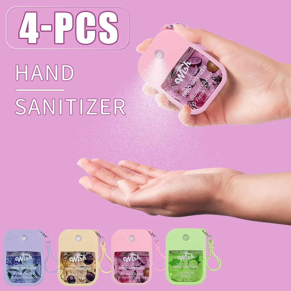 Moisturizing Scented Hand Sanitizer Power Spray Gift Set Bob