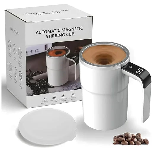 Smart Automatic Magnetic Stirring Mug with LED Display