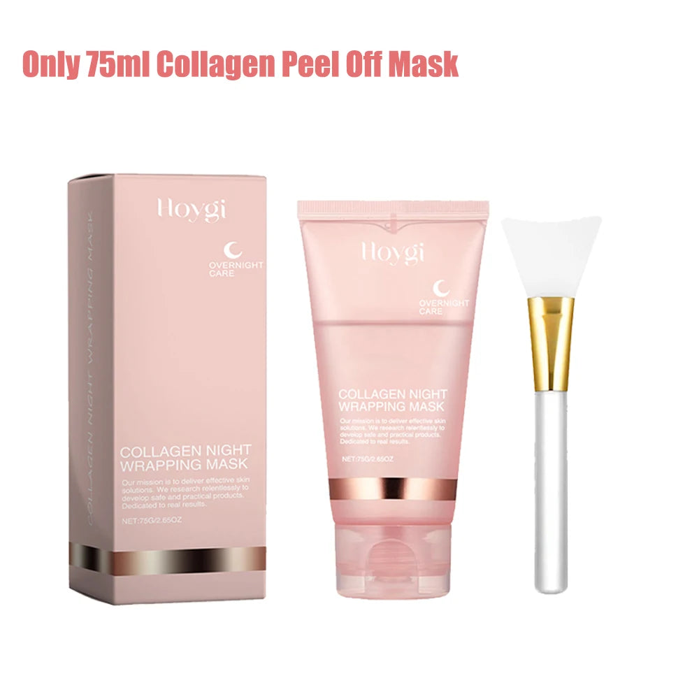 Collagen Night Repair Set – Peel-off Mask & Jelly Cream Bundle