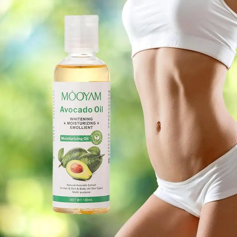 Hydrating Facial & Body Massage Oil - Nourishing Avocado & Jojoba Blend (100ml)