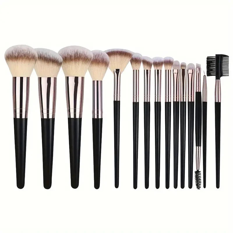 Professional Makeup Brush Kit - Face & Eyes (10-20 Pcs