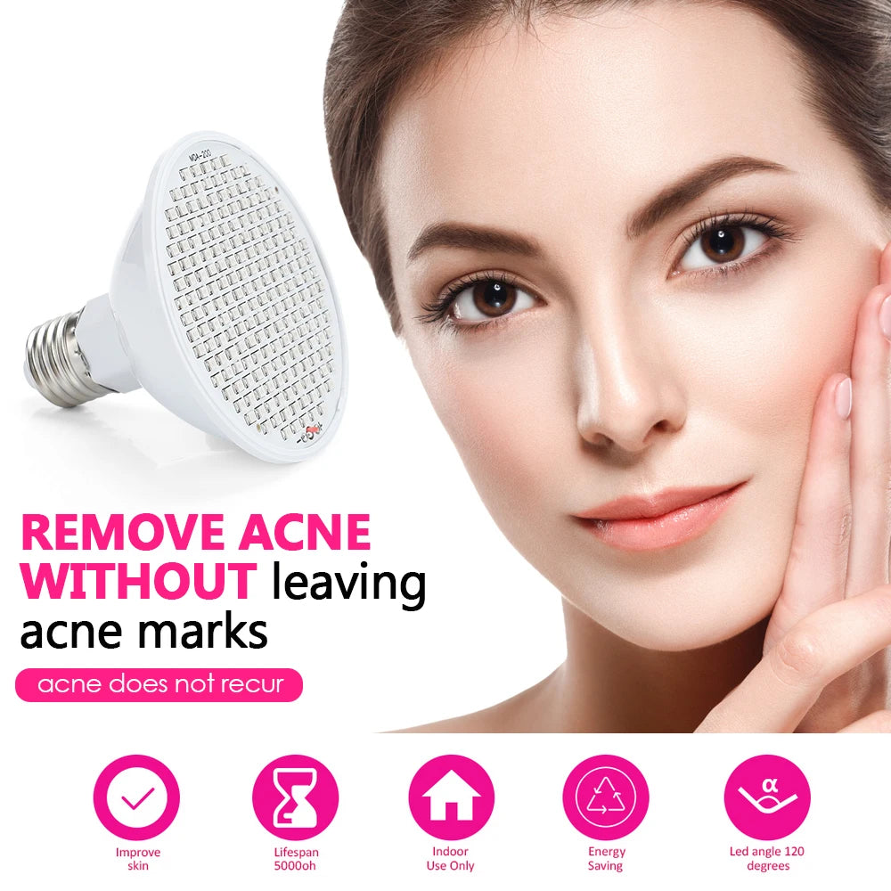 Flexible LED Red Light Therapy Lamp - Facial Spa & Skin Rejuvenation