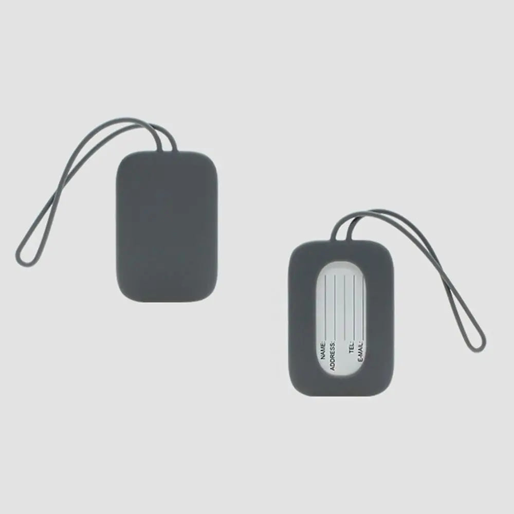 Waterproof Silicone Luggage Tags - Anti-Lost Travel Baggage Labels