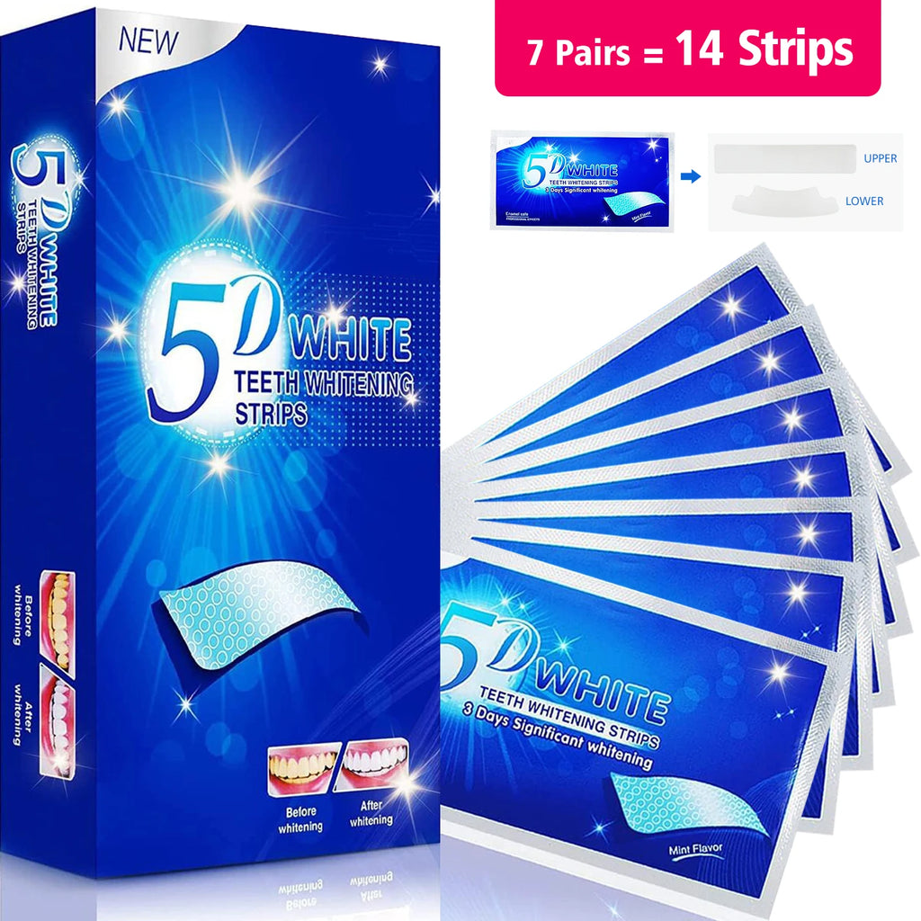 Teeth Whitening Strips - Reduced Sensitivity Brightening Kit