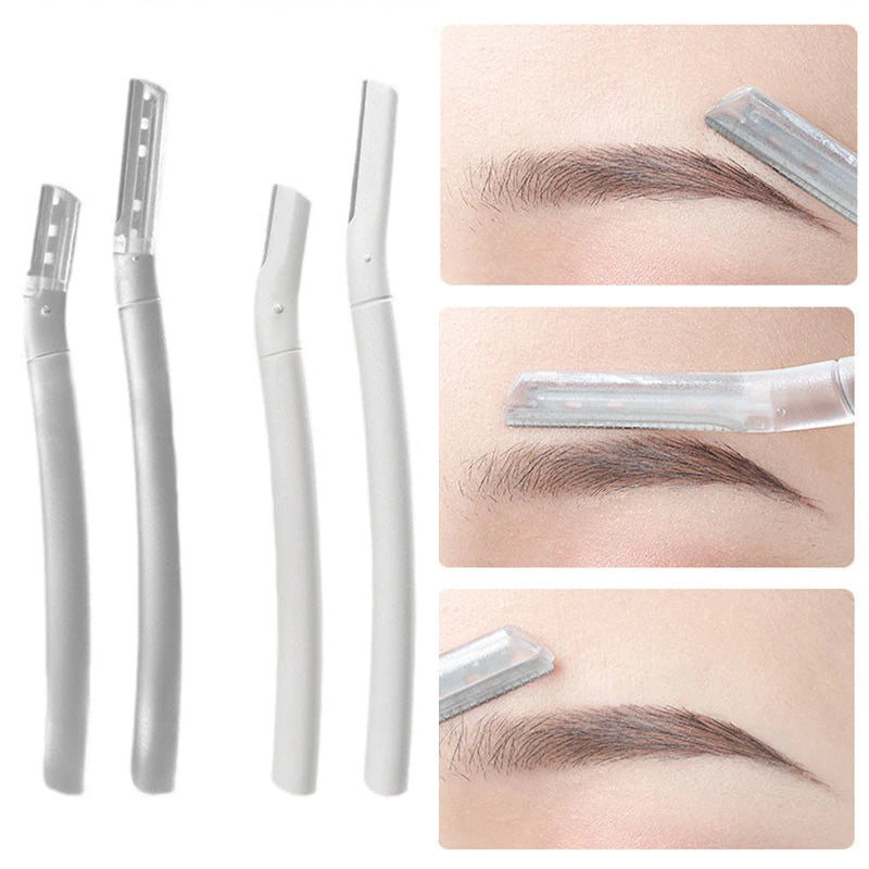 2pcs Precision Eyebrow Razor – Safe Facial Trimmer Set