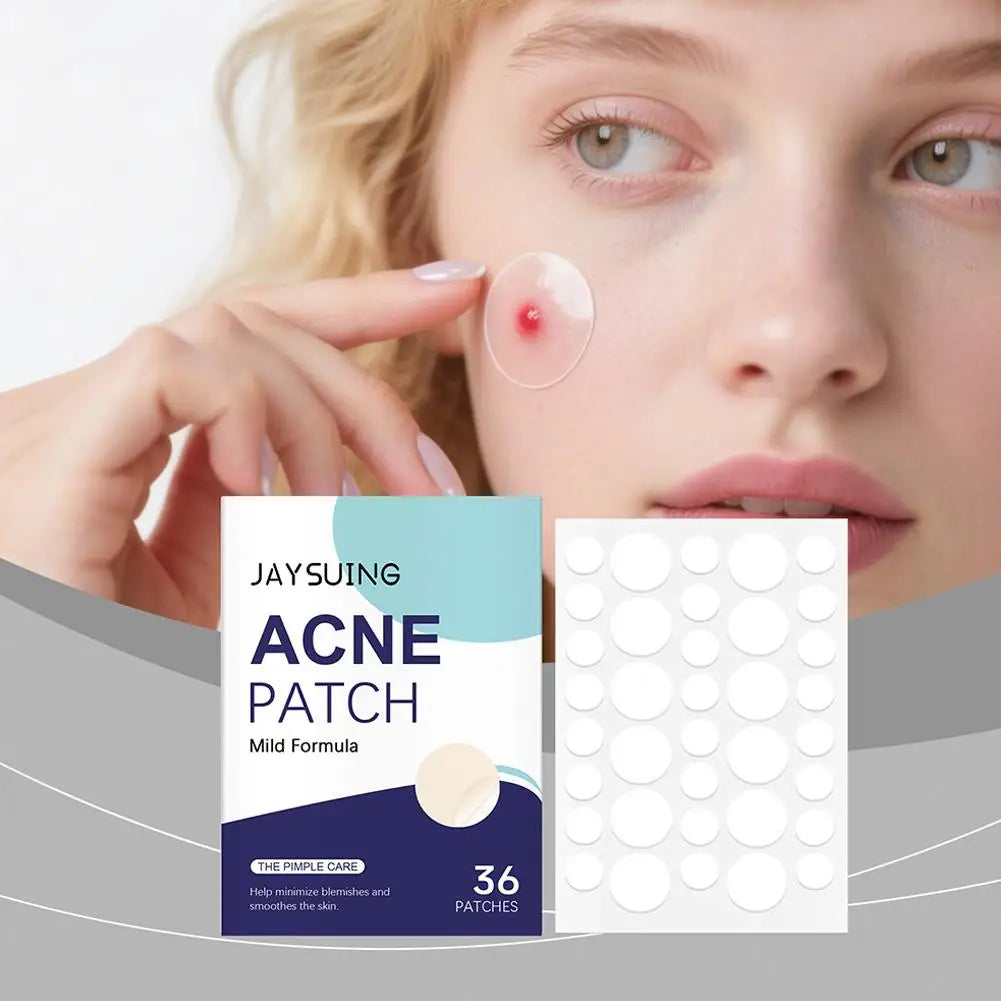 Extra Thin Invisible Acne Patches - 36pc Hydrocolloid Blemish Stickers