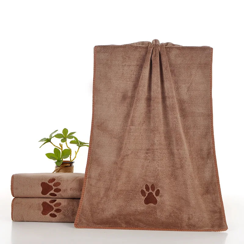 High-Absorbent Microfiber Pet Bath Towel for Dogs and Cats