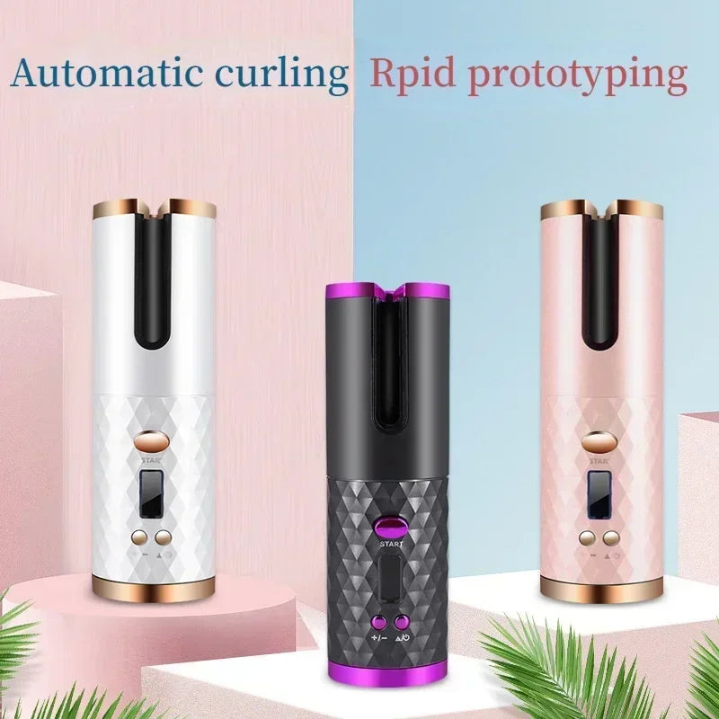 Automatic Wireless Hair Curler - Professional Portable Hair Styling Tool