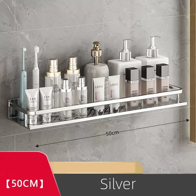 Aluminum Floating Bathroom & Shower Shelf