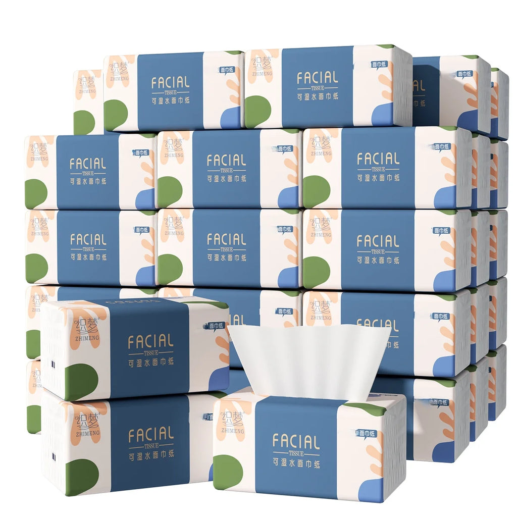 Dreamweaver Premium Soft Facial Tissues - 10 to 24 Pack Bulk Set