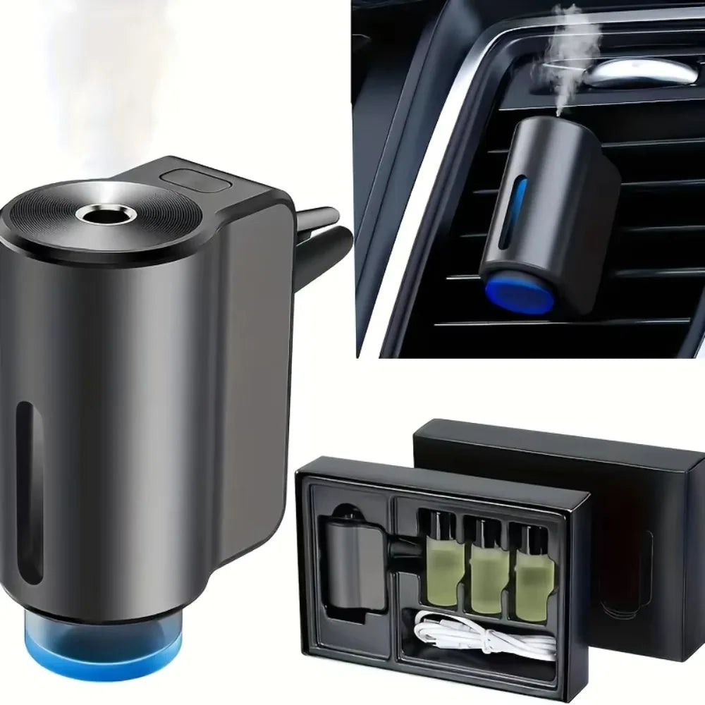 AI Smart Car Air Purifier & Essential Oil Diffuser