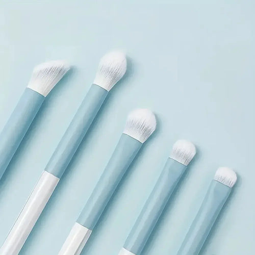 12pcs Professional Makeup Brush Set - Soft Synthetic Bristles with Travel Pouc