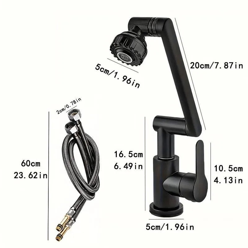 360° Rotating Adjustable Bathroom Sink Faucet