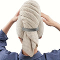 Extra Large Microfiber Hair Towel Wrap for Quick Drying