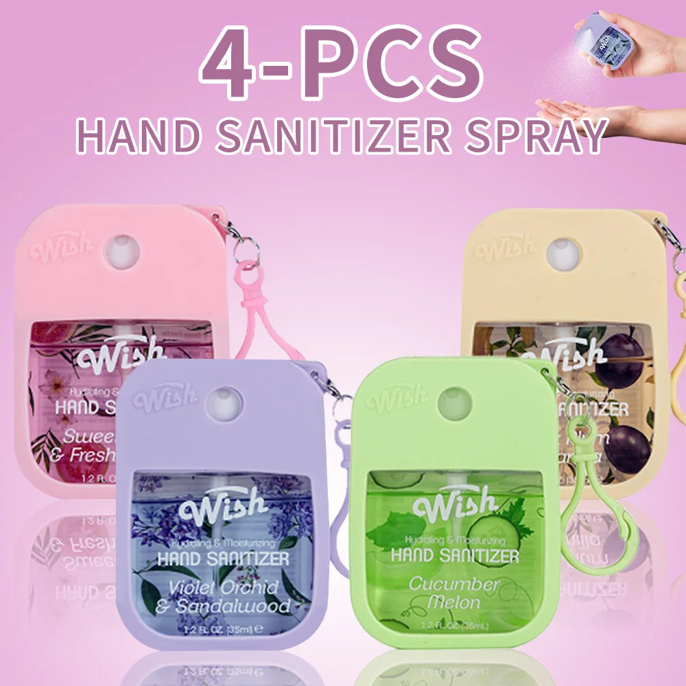 Moisturizing Scented Hand Sanitizer Power Spray Gift Set Bob