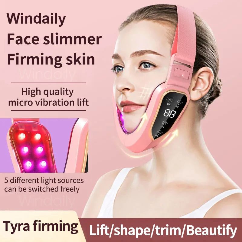 Line Facial Lifting Device - LED Photon Therapy & Vibration Massager