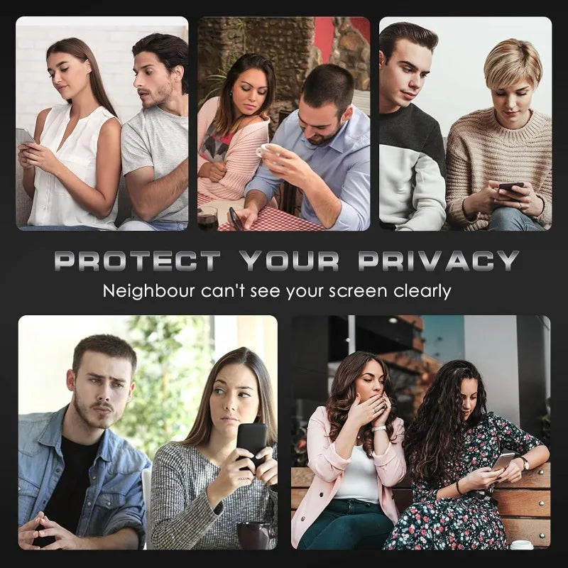 iPhone 17 Series Privacy Tempered Glass - Anti-Spy Screen Protector with Easy Install Kit