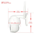 5MP Outdoor WiFi Security Camera - 5x Optical Zoom PTZ Surveillance with Auto Tracking & Night Vision