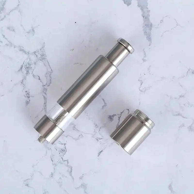 Stainless Steel Manual Pepper & Sea Salt Grinder